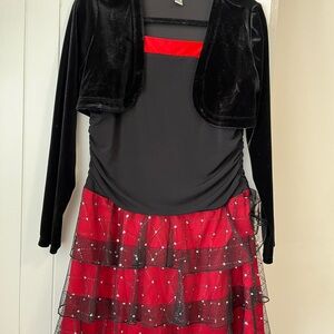 Amy's Closet Black and Red Dress